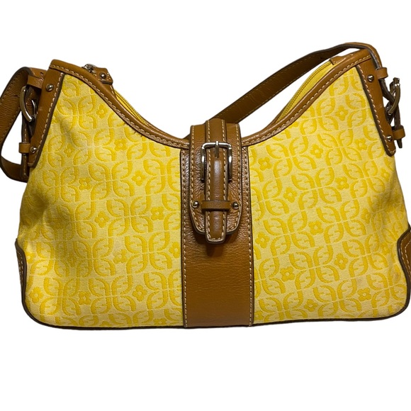 Fossil Handbags - Fossil Jacquard and leather shoulder bag